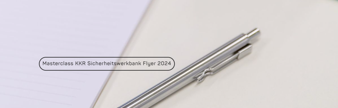 Masterclass KKR Sicherheitswerkbank Flyer 2024