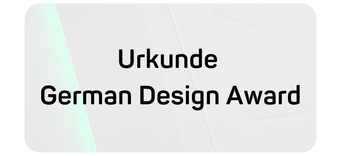 Urkunde German Design Award