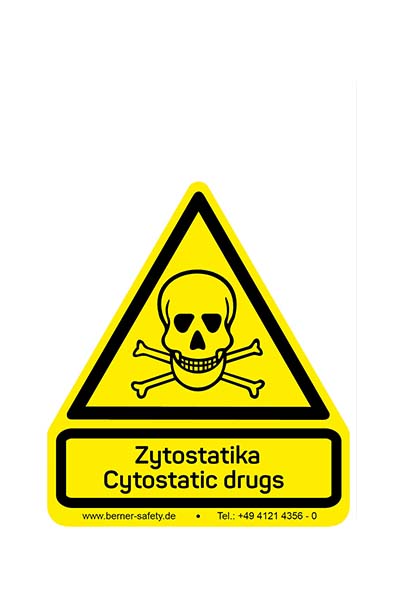 Warning sign cytostatics 