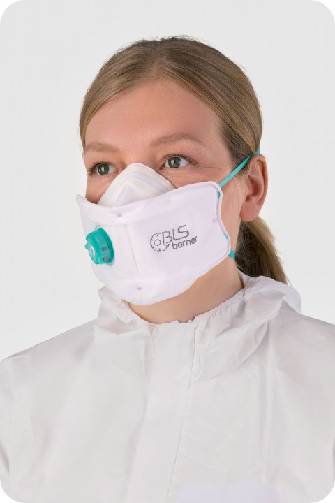 BLS 860 FFP3 respiratory folding mask 