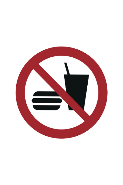 Prohibition Sign Food & Drink  