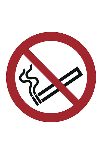 Verbotsschild Rauchen  