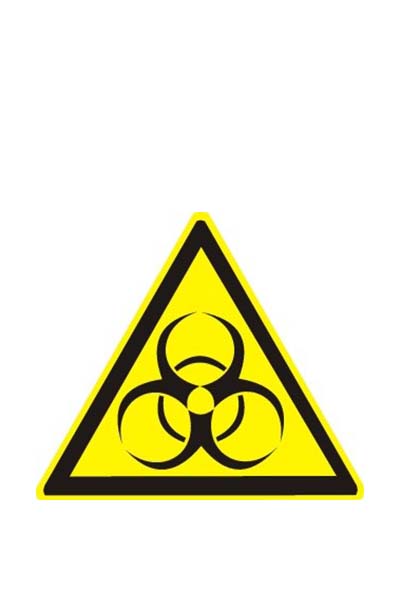 Warning sign biohazard 